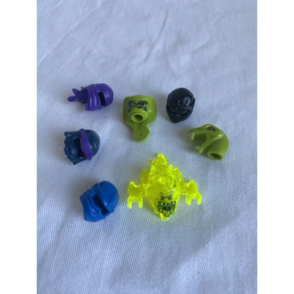 Lot of Lego Ninjago Accessories Lot Helmets Hoods Masks for Minifigures #2
